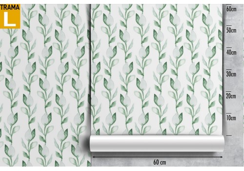 Wallpaper decoration nature green leaves. 2