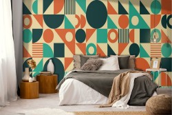 Vintage Geometric Wallpaper