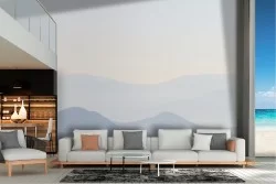 Carta da Parati illustrazione montagne stilizzate