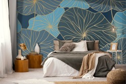 Carta da Parati Foglie Luxury Tropicale