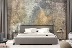 Industrial Urban Vintage Cement Wallpaper