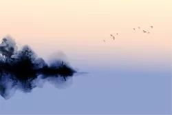 Carta da Parati Design e Stili Flora e Fauna Paesaggi e Natura Astratta Fiumi Cascate Laghi Natura Spiaggia e Mare