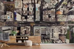 Carta da Parati città New York vista aerea