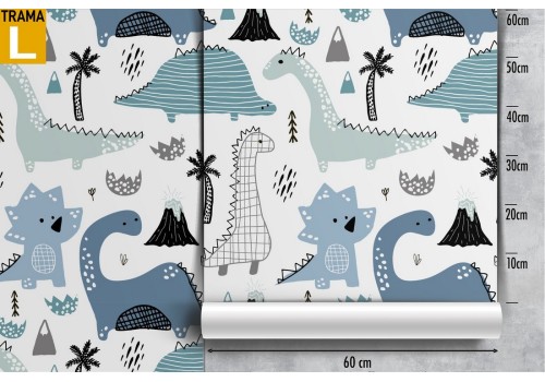 Dinosaur children's wallpaper decoration. 2