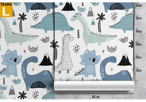 Dinosaur children's wallpaper decoration. 2