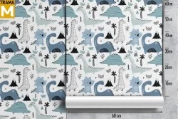 Carta da Parati Decorazioni e Pattern Animali uccelli Personaggi e Cartoni
