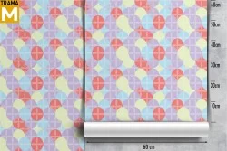 Carta da Parati Righe e A pois Decorazioni e Pattern