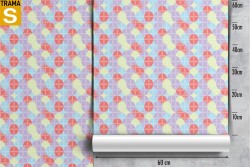 Carta da Parati Bambini Righe e A pois Decorazioni e Pattern