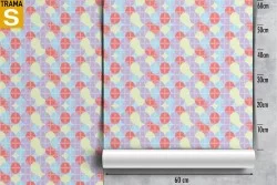 Carta da Parati Bambini Righe e A pois Decorazioni e Pattern
