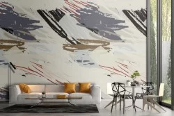 Modern abstract wallpaper decoration.