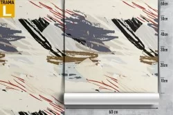 Modern abstract wallpaper decoration.