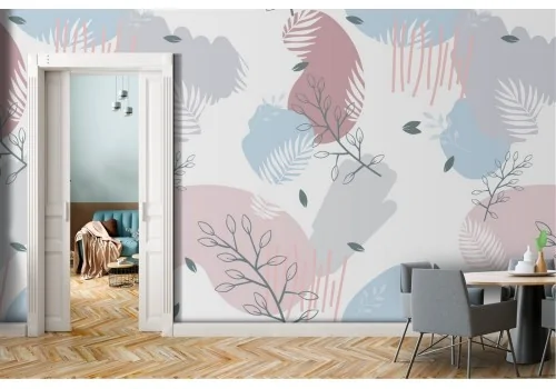 Carta da Parati decorazione astratta moderna.