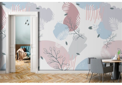 Modern abstract wallpaper decoration.