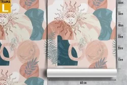 Carta da Parati decorazione astratta moderna.