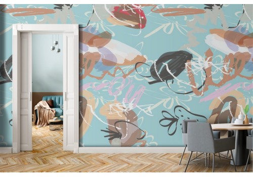 Modern abstract wallpaper decoration.