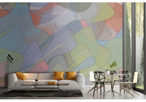 Abstract pattern wallpaper decoration.