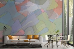 Abstract pattern wallpaper decoration.