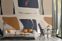 Vintage abstract wallpaper decoration.