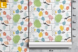 Vintage abstract wallpaper decoration.