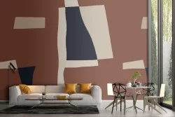 Vintage abstract wallpaper decoration.