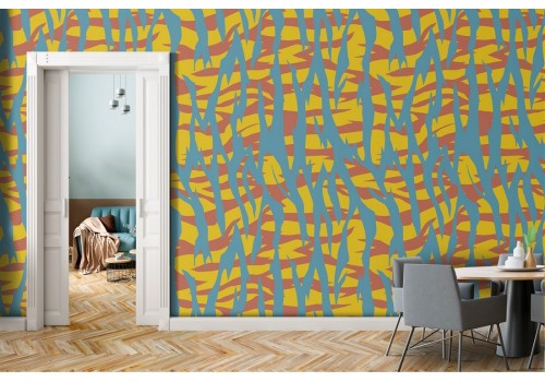 Vintage abstract wallpaper decoration.