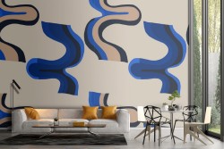 Vintage abstract wallpaper decoration.