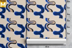 Carta da Parati Astratta Vintage