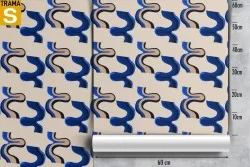 Carta da Parati Design e Stili Astratta Vintage