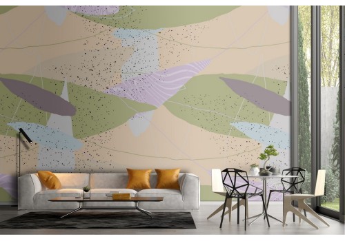 Vintage abstract wallpaper decoration.
