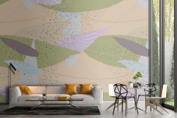 Vintage abstract wallpaper decoration.