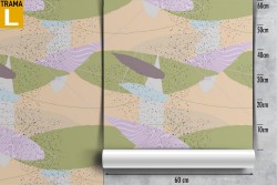 Vintage abstract wallpaper decoration.