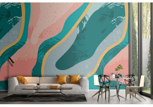 Vintage abstract wallpaper decoration.