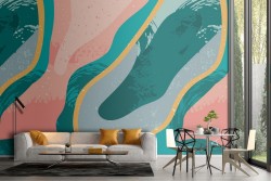 Vintage abstract wallpaper decoration.