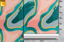 Vintage abstract wallpaper decoration.