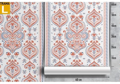 Carta da Parati decorazione damasco vintage pattern. 2