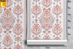 Damask vintage pattern wallpaper decoration.