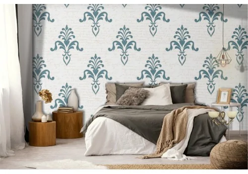 Damask vintage wallpaper decoration.134