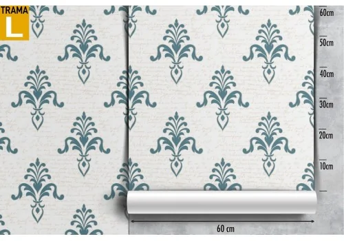 Vintage damask wallpaper decoration. 2