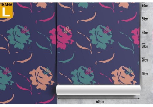 Wallpaper decoration abstract flowers. 2