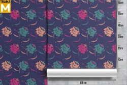 Carta da Parati Astratta Fiori Natura