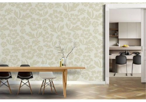 Vintage flower wallpaper decoration.