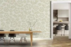 Vintage flower wallpaper decoration.