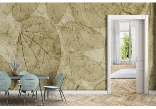 Antique marble surface wallpaper with carvings 2