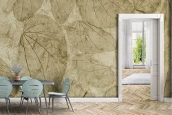 Antique marble surface wallpaper with carvings