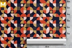 Vintage Geometric Wallpaper
