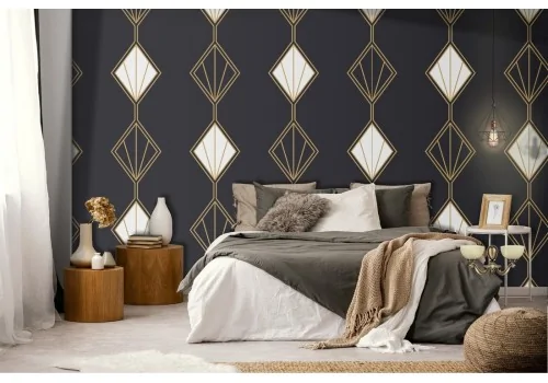 Art Deco Geometric Wallpaper Decoration.148
