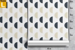 Carta da Parati decorazione geometrica moderna pattern.