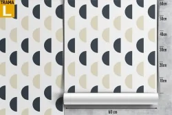 Carta da Parati decorazione geometrica moderna pattern.