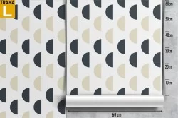 Modern geometric pattern wallpaper decoration.