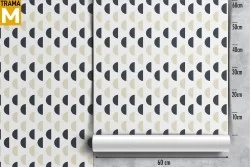 Modern Geometric Wallpaper Stripes and Waves